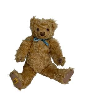 Limited Edition Merrythought Beige Mohair Teddy Bear Ironbridge Shrops- England
